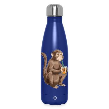 Monkey Juice - Insulated Water Bottle 500 ml - dark blue  - Front