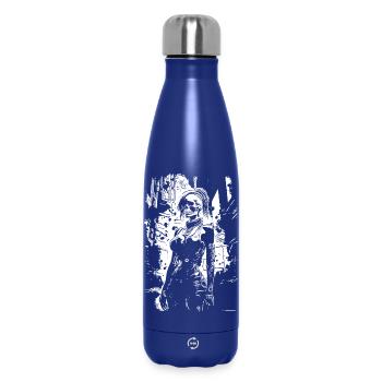 Skull Face Urban Hero - Insulated Water Bottle 500 ml - dark blue  - Front