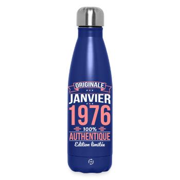 50th Anniversary - Original - January 1976 - Insulated Water Bottle 500 ml - dark blue  - Front