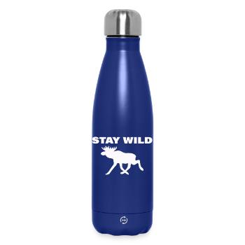 RESTEZ SAUVAGE - Bouteille isotherme 500 ml - bleu foncé  - Devant