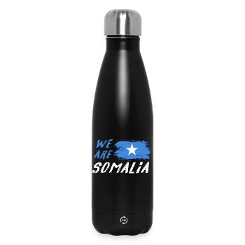 Nous sommes la Somalie - Bouteille isotherme 500 ml - noir - Devant