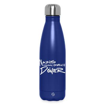 Nazis essen heimlich Döner - Thermosflasche 500 ml - Dunkelblau  - Vorne