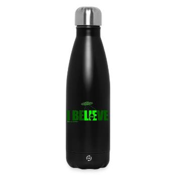 i believe - Insulated Water Bottle 500 ml - black - Front