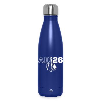 ABI 2026 Mittelfinger Abitur - Geschenk - Thermosflasche 500 ml - Dunkelblau  - Vorne