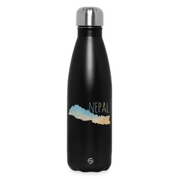 Nepal - Thermosflasche 500 ml - Schwarz - Vorne