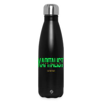 Kapitalist Team Aktien - Thermosflasche 500 ml - Schwarz - Vorne