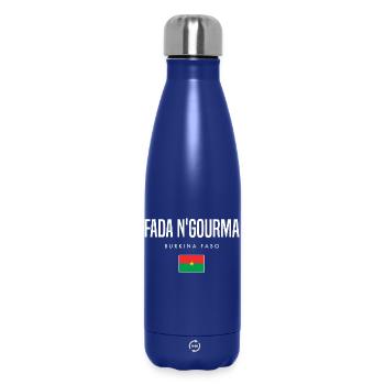 Fada N'gourma Burkina Faso - Insulated Water Bottle 500 ml - dark blue  - Front