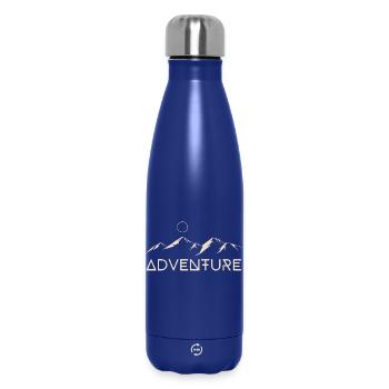 Adventure Mountains Moon - Insulated Water Bottle 500 ml - dark blue  - Front