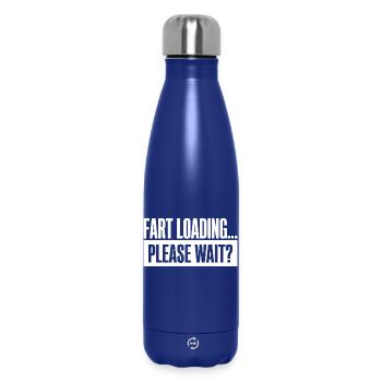 Chargement de pets s’il vous plaît attendez pet drôle - Bouteille isotherme 500 ml - bleu foncé  - Devant