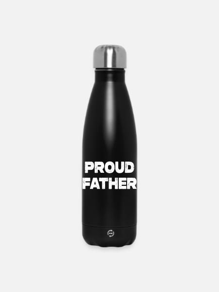 Stolzer Vater Emblem - Thermosflasche 500 ml - Schwarz