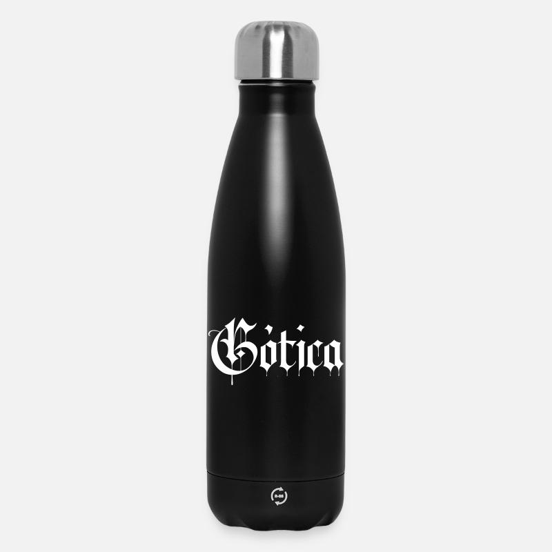 Gotisch - Thermosflasche 500 ml - Schwarz