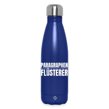 Anwalt Anwältin Richter Paragraphen Flüsterer - Thermosflasche 500 ml - Dunkelblau  - Vorne