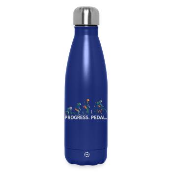Entwicklung des Progress-Pedals - Thermosflasche 500 ml - Dunkelblau  - Vorne