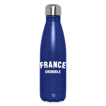 GRENOBLE France Frankreich - Insulated Water Bottle 500 ml - dark blue  - Front