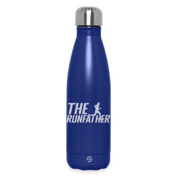 Marathonien The Runfather Running - Bouteille isotherme 500 ml - bleu foncé  - Devant