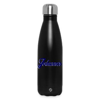 Name Johannes Personalization - Insulated Water Bottle 500 ml - black - Front