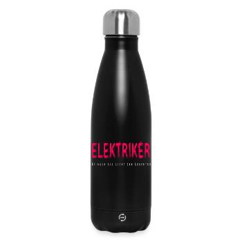 Elektriker Handwerke Design - Thermosflasche 500 ml - Schwarz - Vorne
