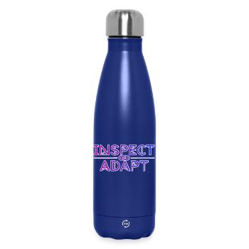 Inspecter & Adapter, T-shirt Agile Coach Scrum - Bouteille isotherme 500 ml - bleu foncé  - Devant