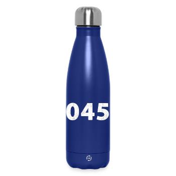 045 Heerlen Hoensbroek Kerkrade Brunssum Landgraaf - Bouteille isotherme 500 ml - bleu foncé  - Devant