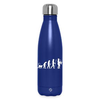 Évolution de la musique jazz - Bouteille isotherme 500 ml - bleu foncé  - Devant
