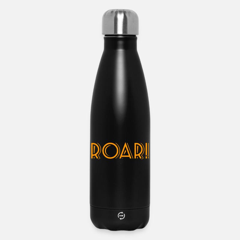 ROAR! - Insulated Water Bottle 500 ml - black
