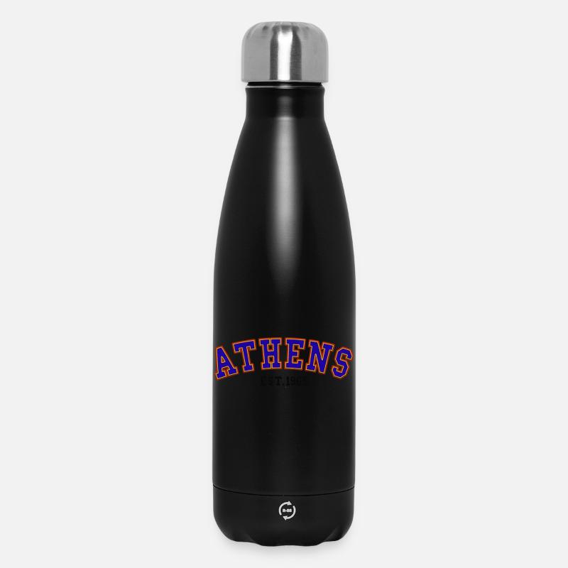 Athen Est.1965 - Thermosflasche 500 ml - Schwarz