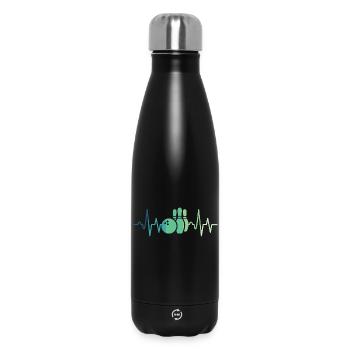 Bowling Heartbeat Bowler - Insulated Water Bottle 500 ml - black - Front