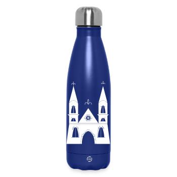 Burg Castle - Insulated Water Bottle 500 ml - dark blue  - Front