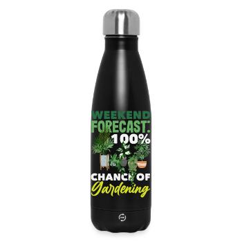 Garden & Plant Lovers Gifts - Insulated Water Bottle 500 ml - black - Front