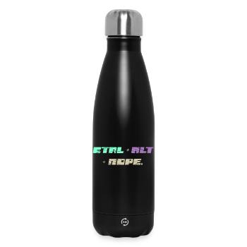 CTRL ALT Nope - Thermosflasche 500 ml - Schwarz - Vorne