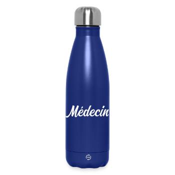 Health Professional Doctor Doctor Sauveur - Insulated Water Bottle 500 ml - dark blue  - Front