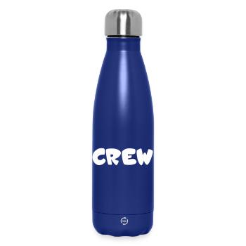 Crew Blasen Typografie - Thermosflasche 500 ml - Dunkelblau  - Vorne