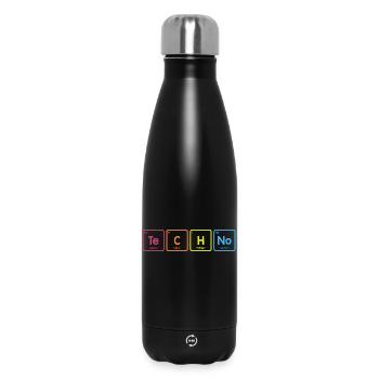 Techno elements - Insulated Water Bottle 500 ml - black - Front
