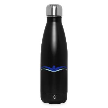 schwimmen - Thermosflasche 500 ml - Schwarz - Vorne