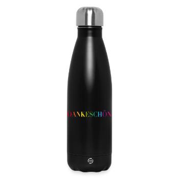 Einfach Dankeschön sagen - Thermosflasche 500 ml - Schwarz - Vorne