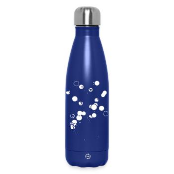 Schwarze Blasenkonstellation - Thermosflasche 500 ml - Dunkelblau  - Vorne