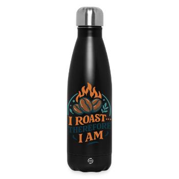 Ich röste, also bin ich - Thermosflasche 500 ml - Schwarz - Vorne