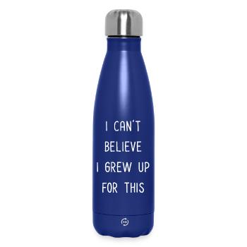 I can't believe I grew up for this - Thermosflasche 500 ml - Dunkelblau  - Vorne