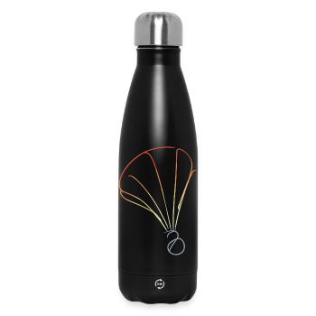 Croquis rétro du volant - Bouteille isotherme 500 ml - noir - Devant