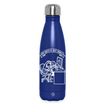 Quête du Chevalier du Bureau - Bouteille isotherme 500 ml - bleu foncé  - Devant