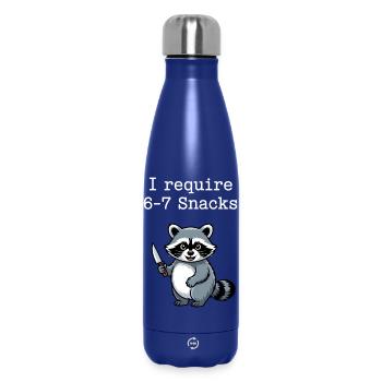 6-7 Refroidisseur de mèmes Internet 6 7 Raton laveur - Bouteille isotherme 500 ml - bleu foncé  - Devant