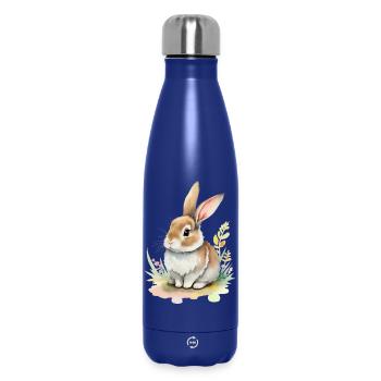 Lapin mignon - Bouteille isotherme 500 ml - bleu foncé  - Devant