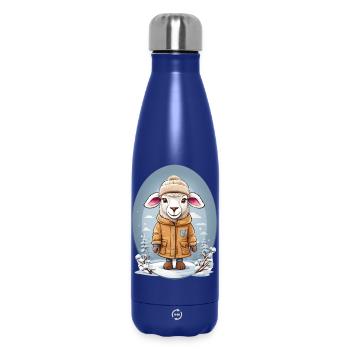 Sweet Sheep - Insulated Water Bottle 500 ml - dark blue  - Front