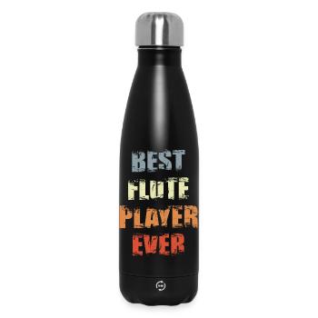 Bester Flötist - Thermosflasche 500 ml - Schwarz - Vorne