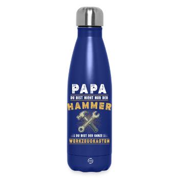 Dad – You're not just the hammer | Funny Daddy - Insulated Water Bottle 500 ml - dark blue  - Front