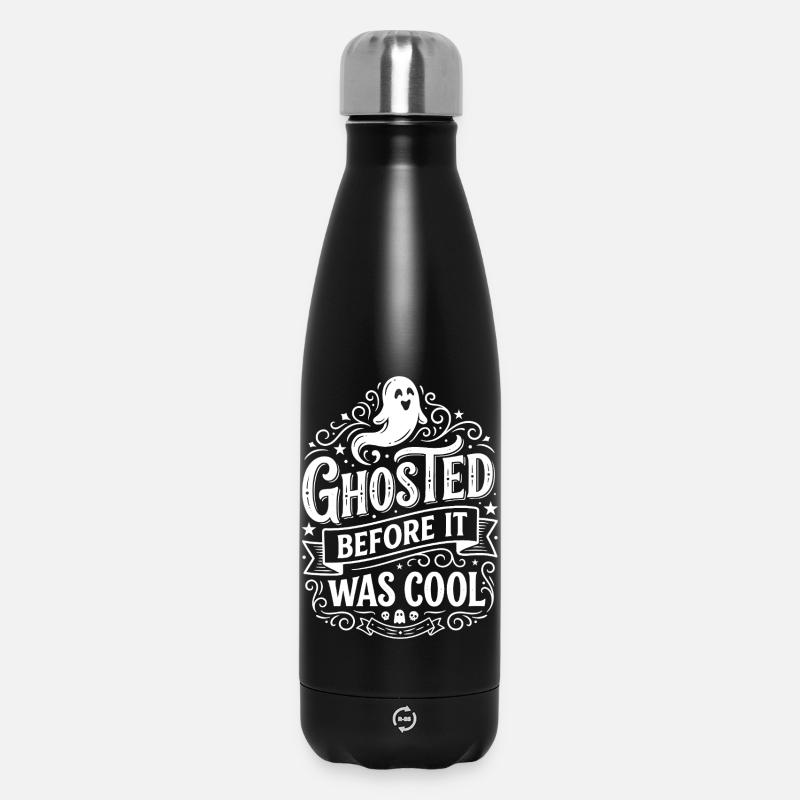 Ghosted Before It Was Cool Geist Humor - Thermosflasche 500 ml - Schwarz