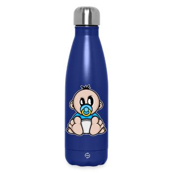 baby junge schwangerschaft - Thermosflasche 500 ml - Dunkelblau  - Vorne