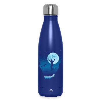 Moonlight slackline - Insulated Water Bottle 500 ml - dark blue  - Front