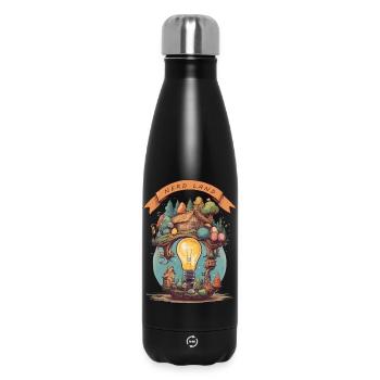 Nerd Land - Bouteille isotherme 500 ml - noir - Devant