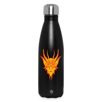 Fire Demon - Insulated Water Bottle 500 ml - black - Front